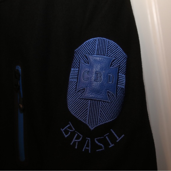 Vintage Nike Brazil National Team CBF Varsity Letterman Jacket - Picture 4 of 7